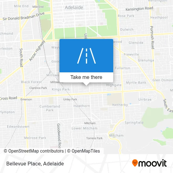 Bellevue Place map