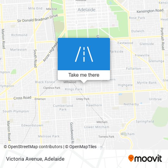 Victoria Avenue map