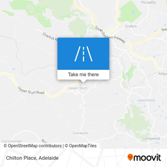 Chilton Place map
