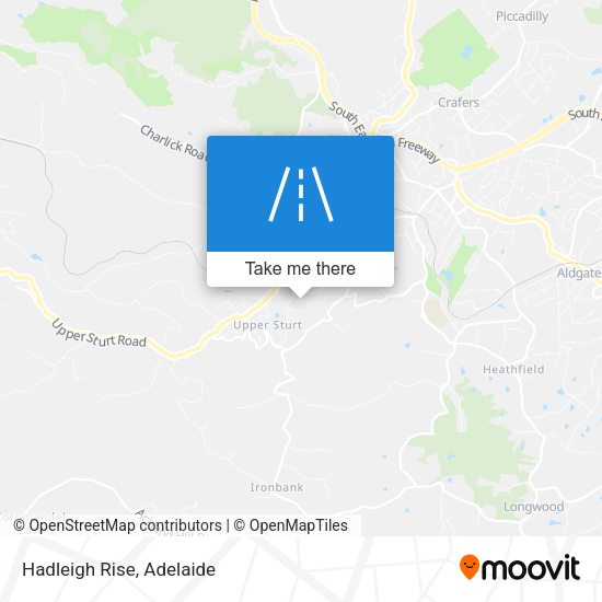 Hadleigh Rise map