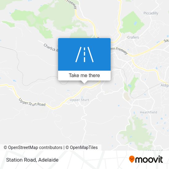 Station Road map