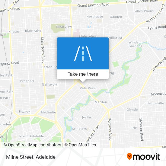 Milne Street map