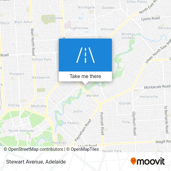 Stewart Avenue map