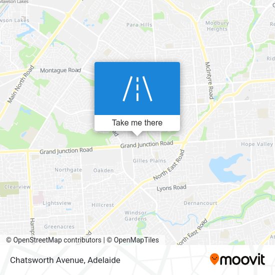 Chatsworth Avenue map