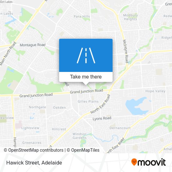 Hawick Street map