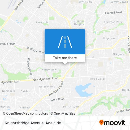 Knightsbridge Avenue map