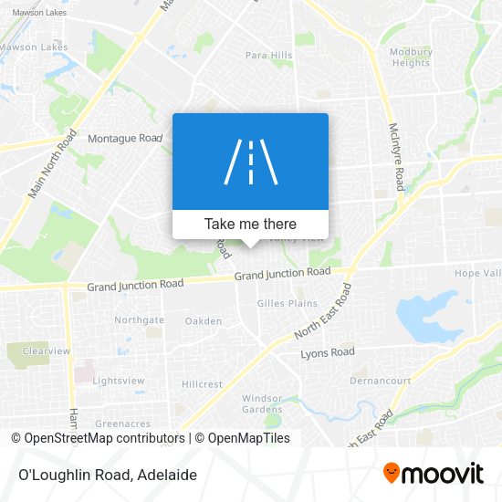 O'Loughlin Road map
