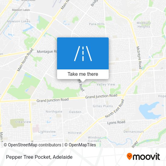 Pepper Tree Pocket map