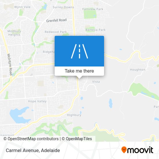 Carmel Avenue map