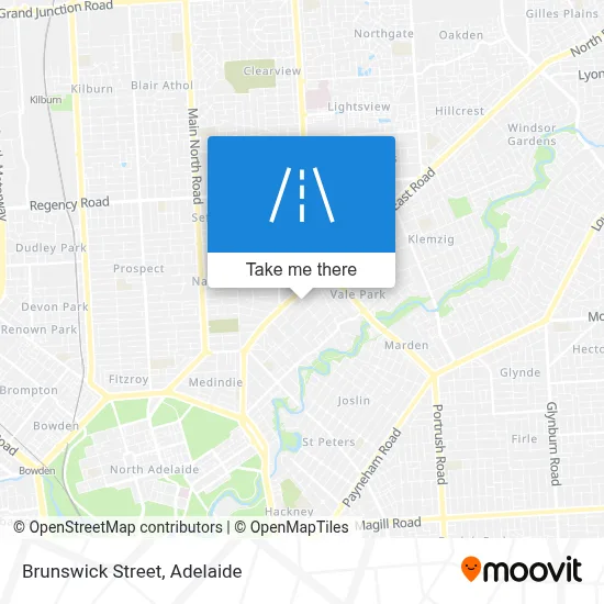 Brunswick Street map