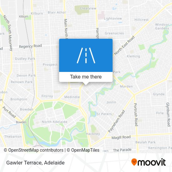 Gawler Terrace map