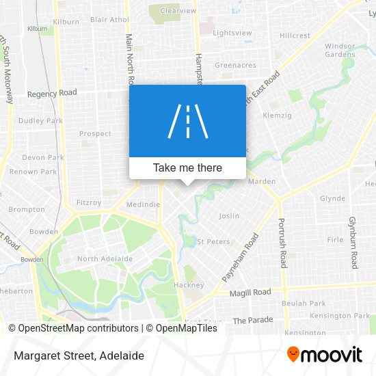 Margaret Street map