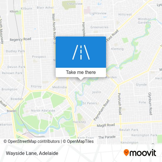 Wayside Lane map