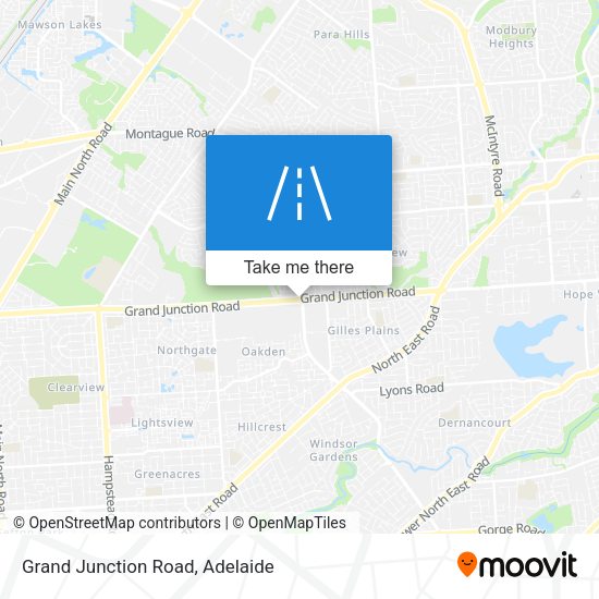 Grand Junction Road map