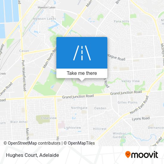 Hughes Court map