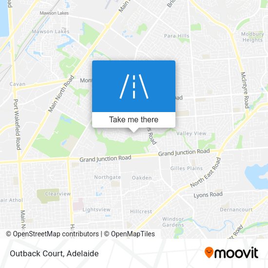 Outback Court map
