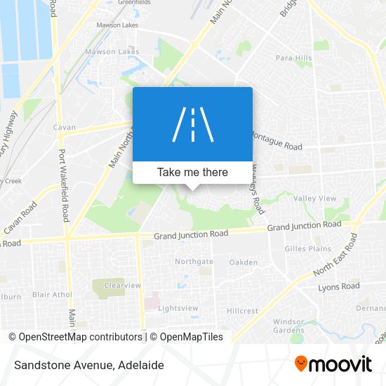 Sandstone Avenue map
