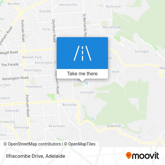 Ilfracombe Drive map