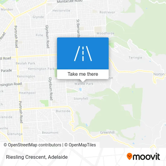 Mapa Riesling Crescent