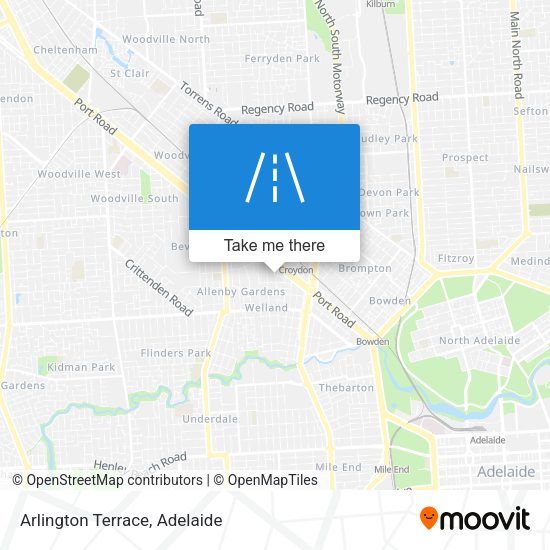 Arlington Terrace map