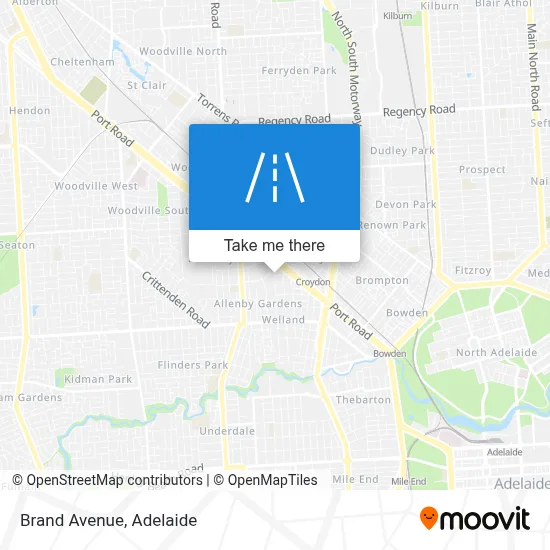 Brand Avenue map
