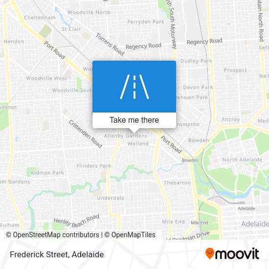 Frederick Street map