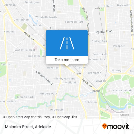 Malcolm Street map