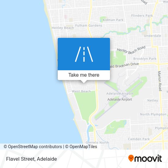Flavel Street map