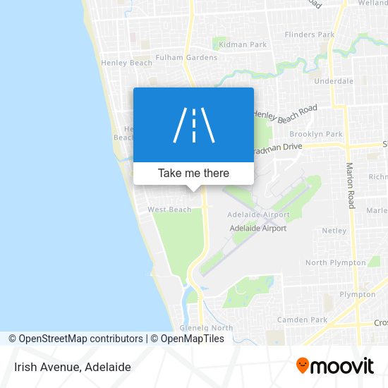Irish Avenue map