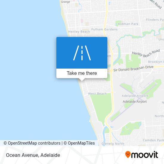 Ocean Avenue map