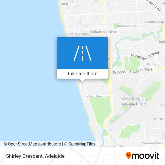 Shirley Crescent map