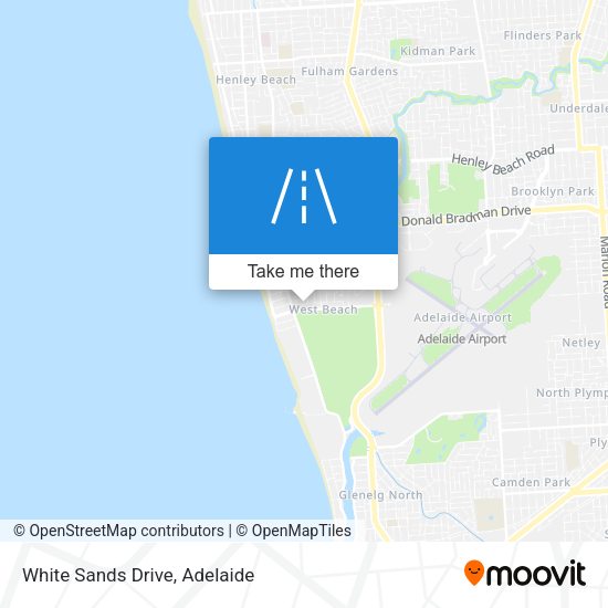 White Sands Drive map