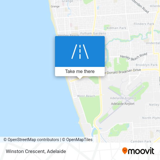 Winston Crescent map