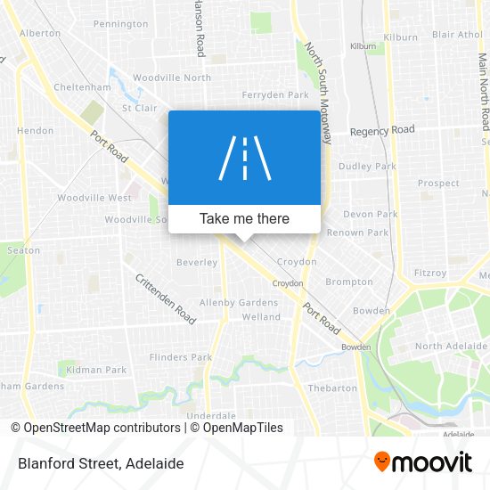 Blanford Street map