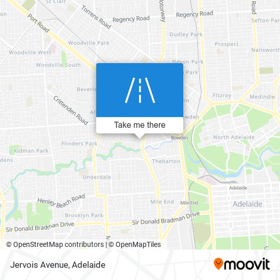 Jervois Avenue map