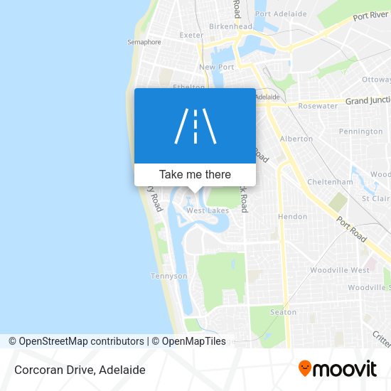 Corcoran Drive map