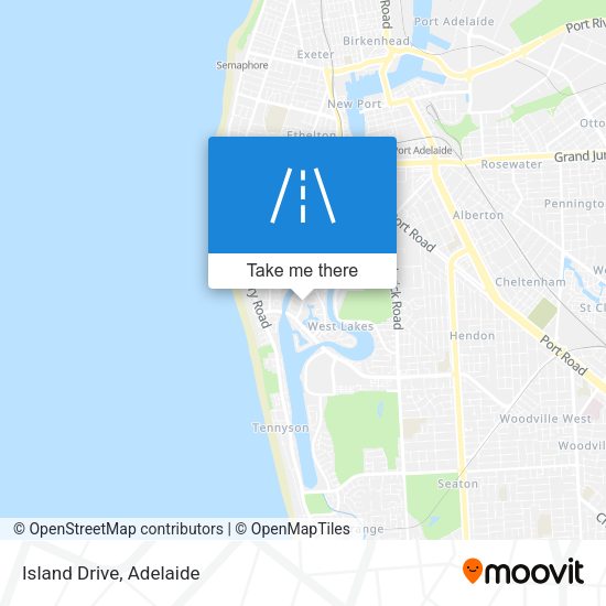 Island Drive map