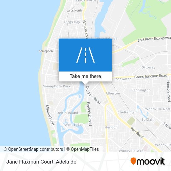 Jane Flaxman Court map