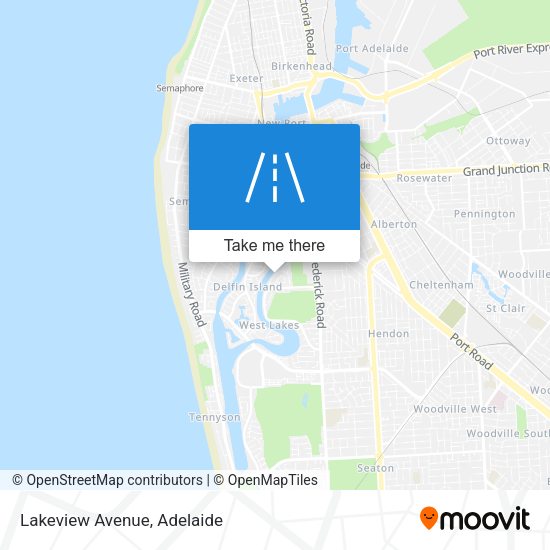 Lakeview Avenue map