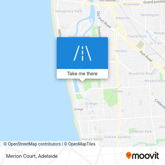 Merion Court map