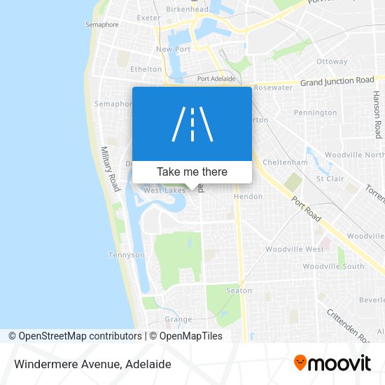 Windermere Avenue map