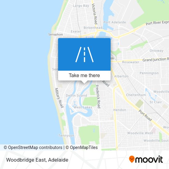 Woodbridge East map