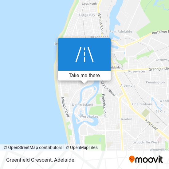 Greenfield Crescent map