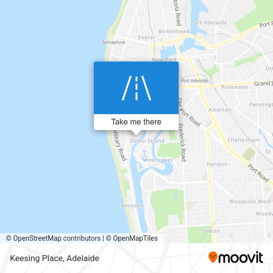 Keesing Place map