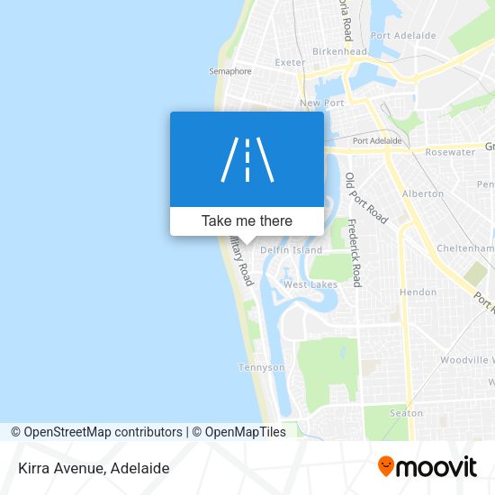 Kirra Avenue map