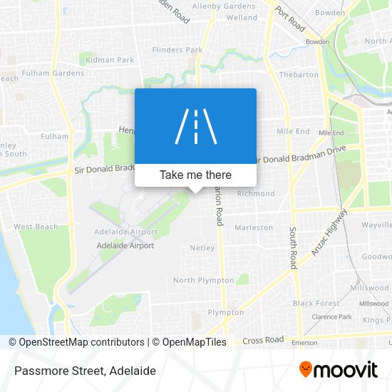 Passmore Street map