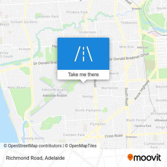 Richmond Road map