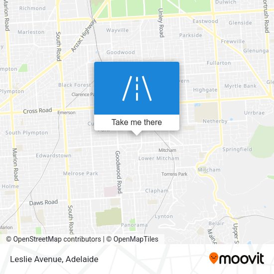 Leslie Avenue map