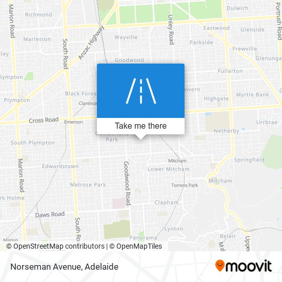 Mapa Norseman Avenue