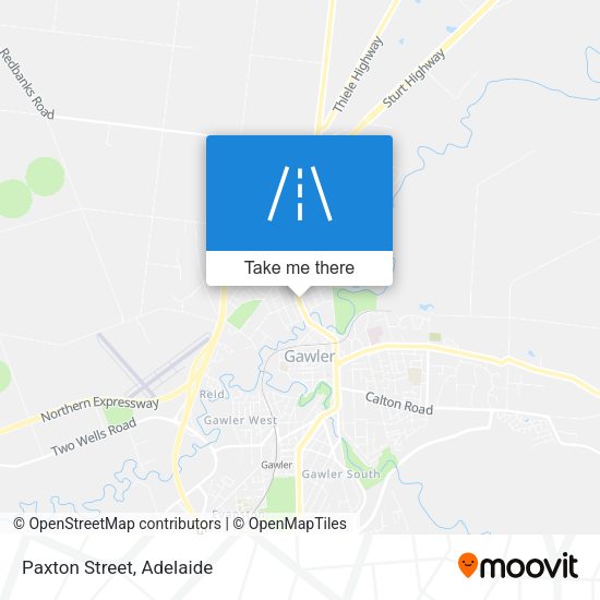 Paxton Street map